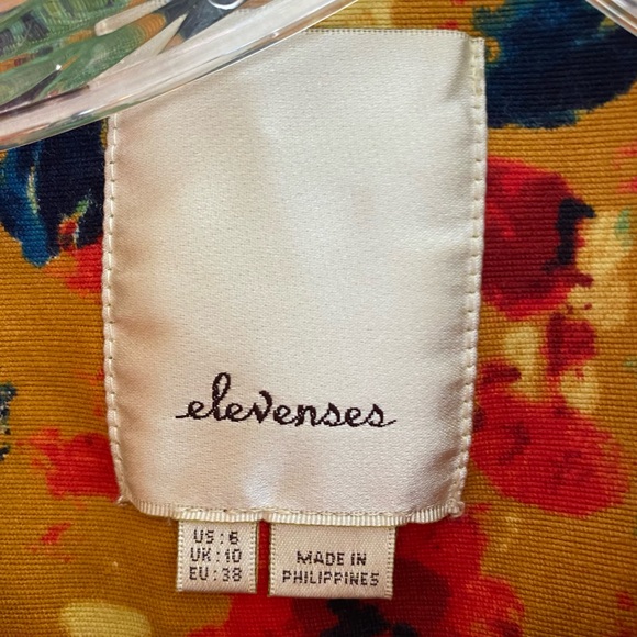 Anthropologie Elevenses Cotton Twill Boho Jacket - Picture 6 of 8